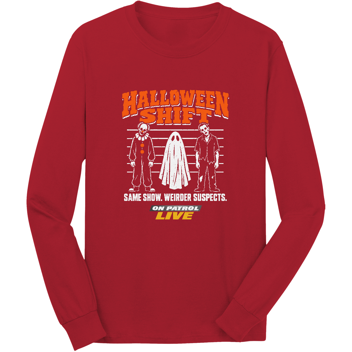 OPL Dead Halloween Shift Long Sleeve Core Cotton Tee