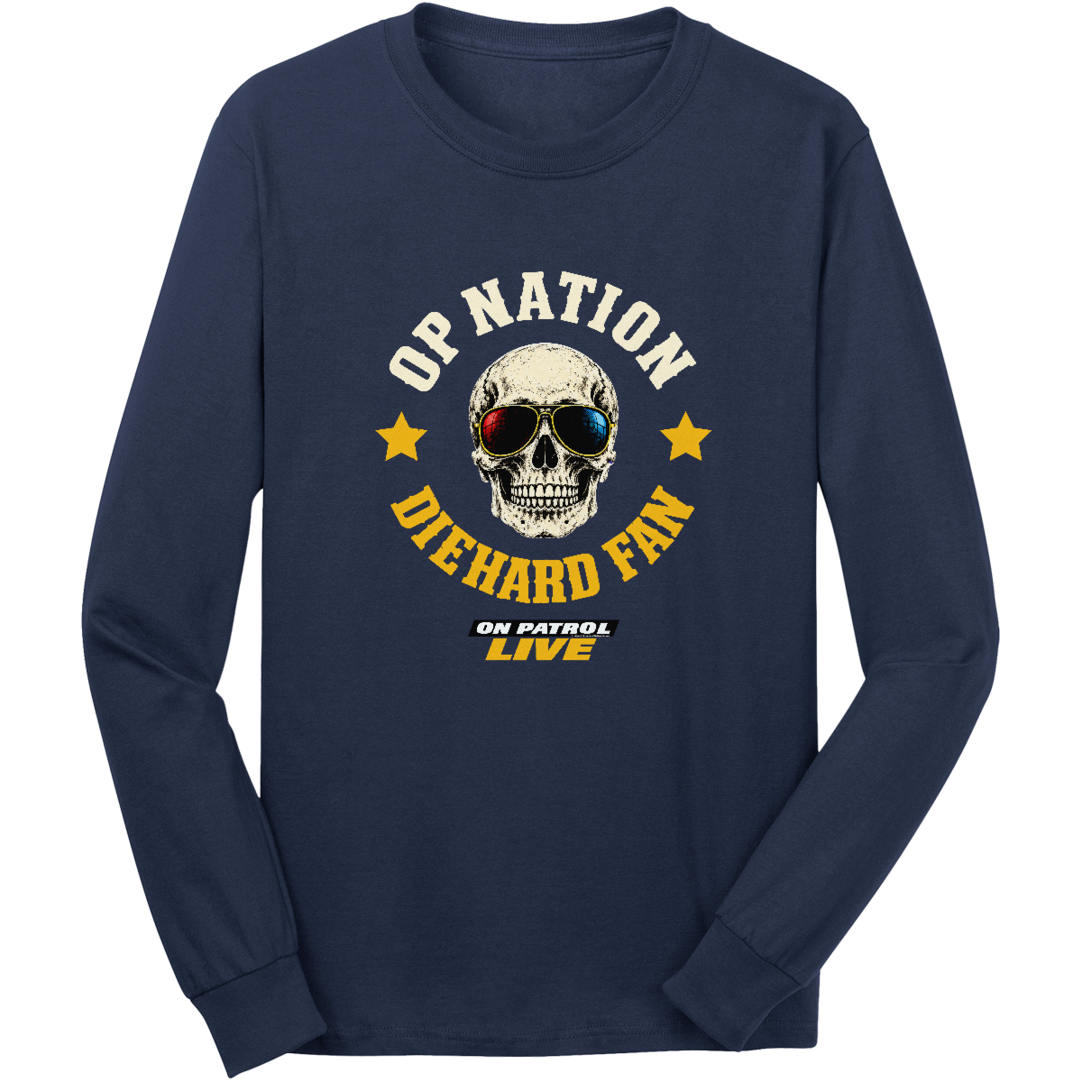 OPL Diehard Fan Long Sleeve Core Cotton Tee