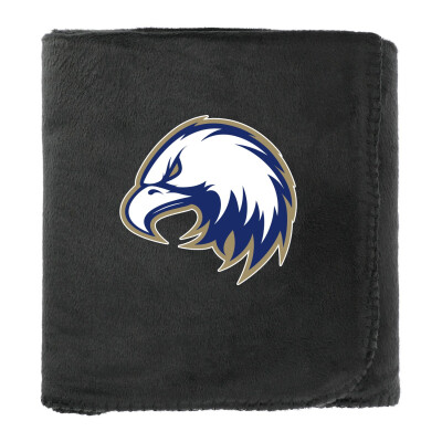 100% Recycled PET Fleece Blanket with RPET Pouch