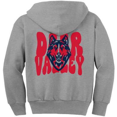 Youth Core Fleece Full-Zip Hooded Sweatshirt