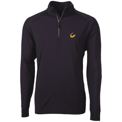 Cutter & Buck Adapt Eco Knit Stretch Recycled Mens Quarter Zip Pullover