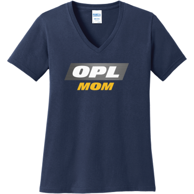 OPL MOM Women's Core Cotton V-Neck Tee