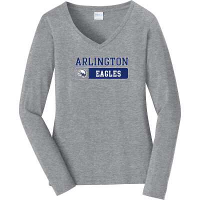 Women's Long Sleeve Fan Favorite V-Neck Tee
