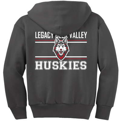 Youth Core Fleece Full-Zip Hooded Sweatshirt