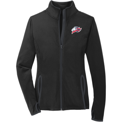 Women's Sport-Wick Stretch Contrast Full-Zip Jacket