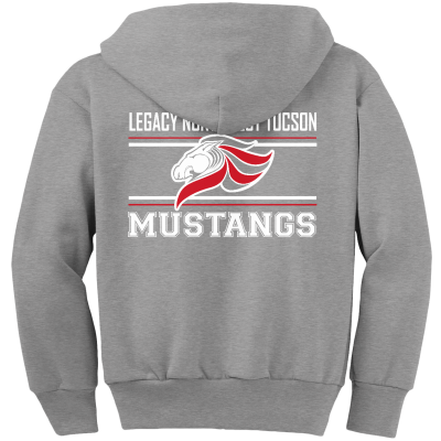 Youth Core Fleece Full-Zip Hooded Sweatshirt