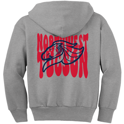 Youth Core Fleece Full-Zip Hooded Sweatshirt