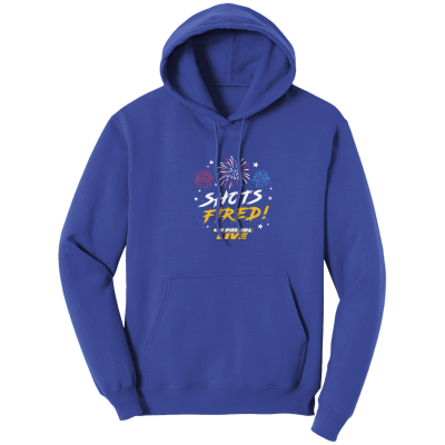 OPL Happy 250th Shots Fired Core Fleece Pullover Hooded Sweatshirt