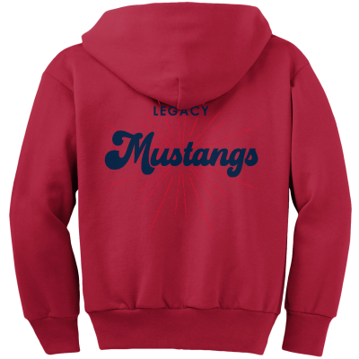Youth Core Fleece Full-Zip Hooded Sweatshirt