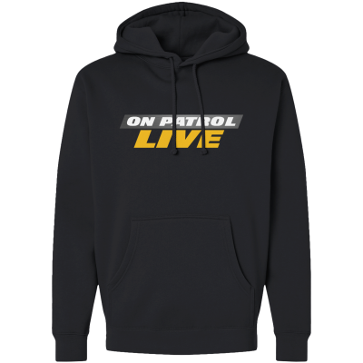 On Patrol: Live Unisex Midweight Hooded Sweatshirt