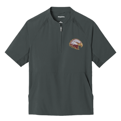 Sport Tek Youth Repeat 1/2-Zip Short Sleeve Jacket