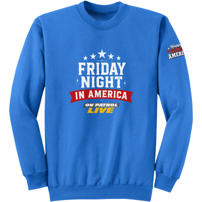 OPL Friday Night Unisex Fleece Crewneck Sweatshirt