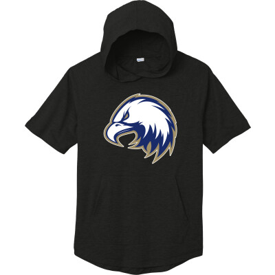 Tri-Blend Wicking Short Sleeve Hoodie