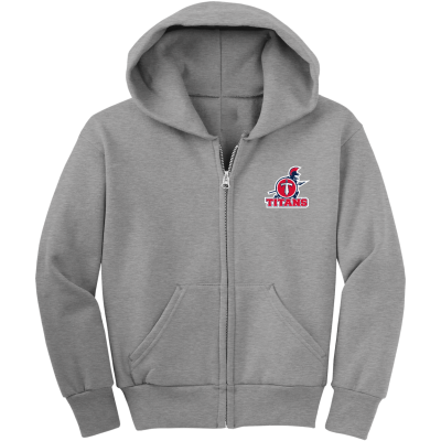 Youth Core Fleece Full-Zip Hooded Sweatshirt