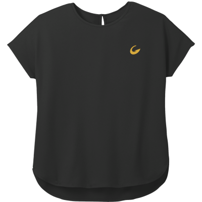 Womens Stretch Crepe Crew