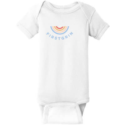 Infant Short Sleeve Baby Rib Bodysuit