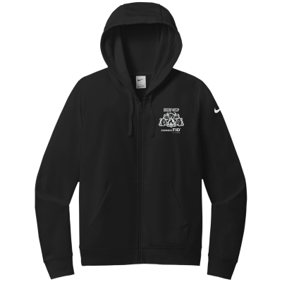Nike Women's Club Fleece Sleeve Swoosh Full-Zip Hoodie