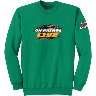 OPL July 4th Unisex Fleece Crewneck Sweatshirt