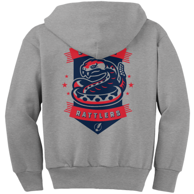 Youth Core Fleece Full-Zip Hooded Sweatshirt